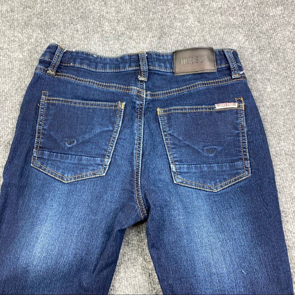 HUDSON Skinny dark wash jeans Girls size 14 Slim fit indie Sleaze - Picture 7 of 10